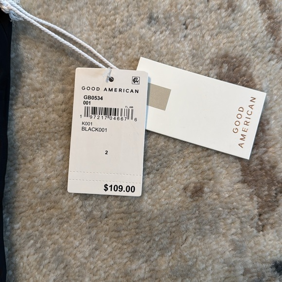 NWT! Good American thong body suit, corset style - Picture 3 of 7